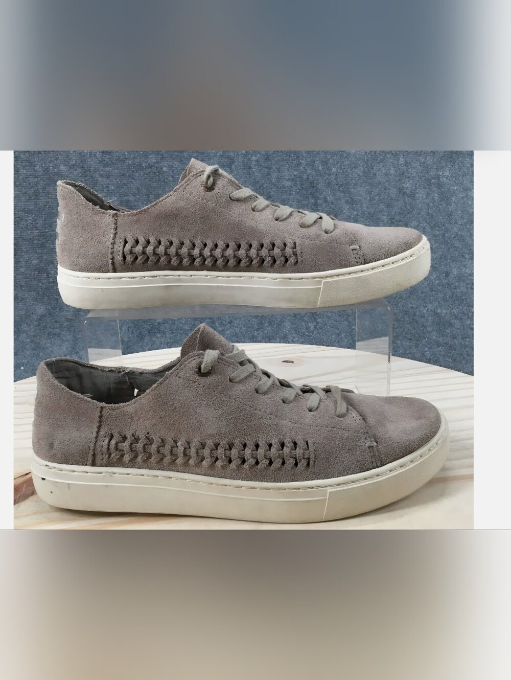 Women's TOMS® Lenox low rise Suede Taupe Sneakers
